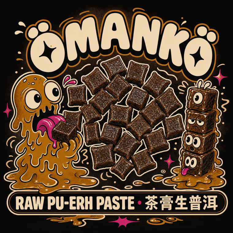 The design — Raw Pu-erh Paste