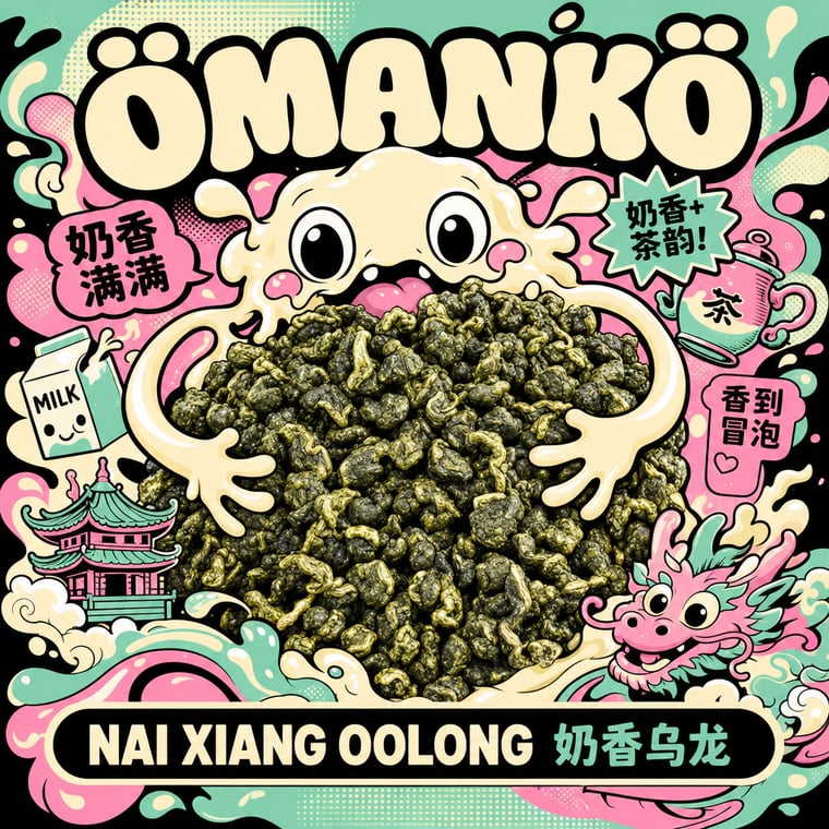 The design — Nǎi Xiāng Oolong