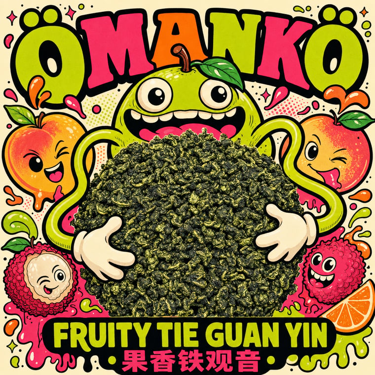 The design — Fruity Tie Guan Yin