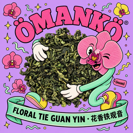 Floral Tie Guan Yin